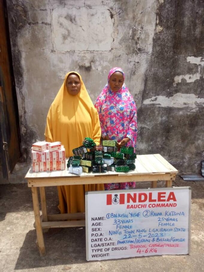 Ladies arrested with tramadol Cameroonian