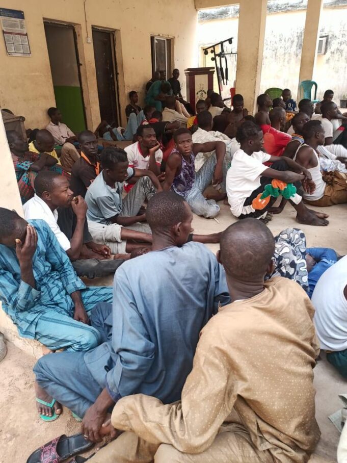 Arrested drug dealers NDLEA