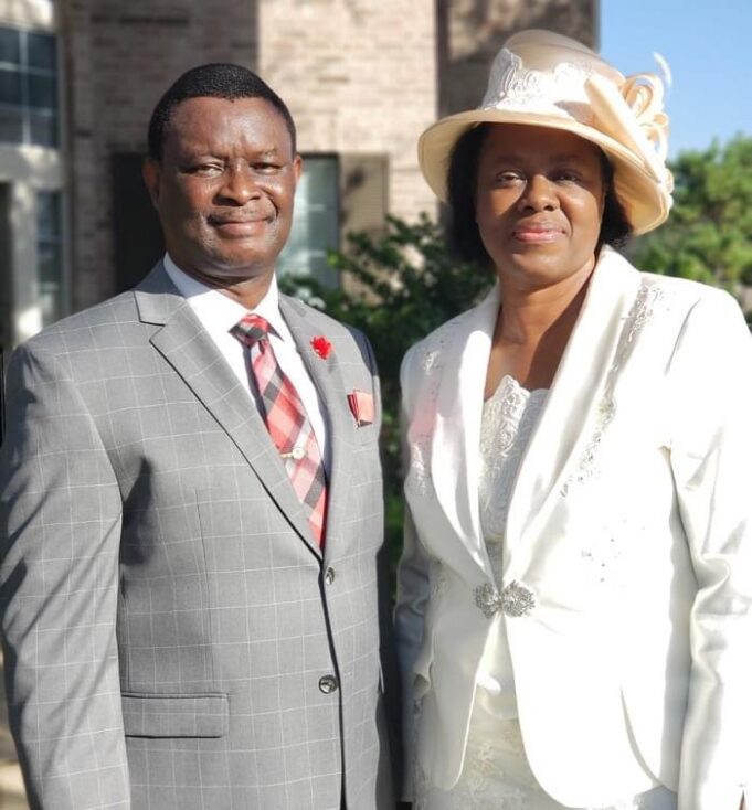 Mike Bamiloye and his wife Bamiloye