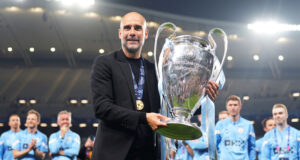 Guardiola leaves Man City after winning 20 trophies in 10 years Guardiola