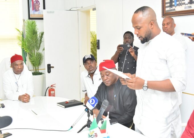 Governor Uzodimma and Ex-Imo former PDP executives Imo PDP