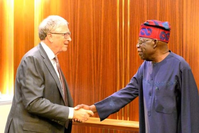 Tinubu and Bill Gates Bill Gates
