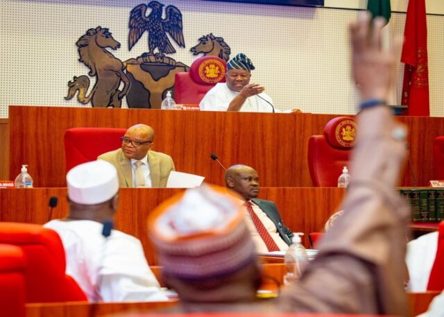 Senate bows to pressure, adopts e-transmission of election results Tax reform bills, Death sentence, Senate