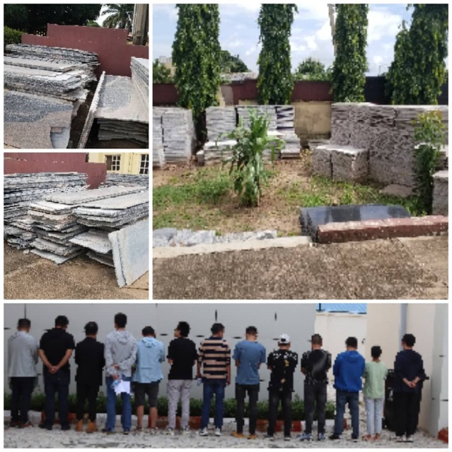 Arrested Chinese nationals for illegal mining in Kwara Chinese nationals