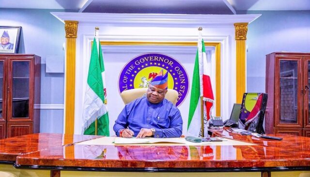 Gov Adeleke raises the alarm over bandits’ infiltration into Osun Osun, OSIEC, Adeleke