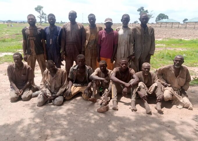 Rescued kidnapped victims in Zamfara NBS, Troops, Zamfara