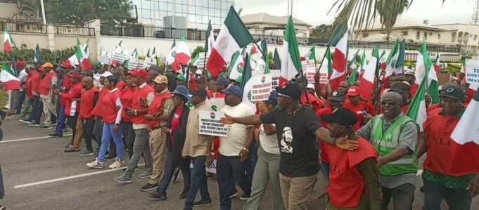 NLC protest in Abuja NLC
