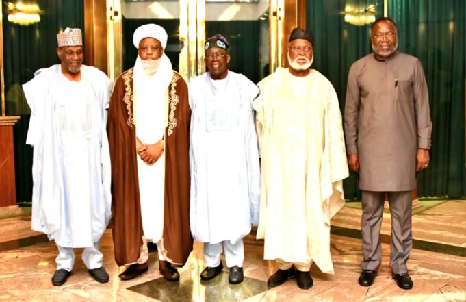 Tinubu with delegation sent to Niger Tinubu
