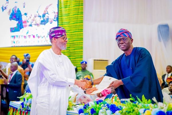 Sanwo-Olu and Lagos State Commissioner for Health Commissioners