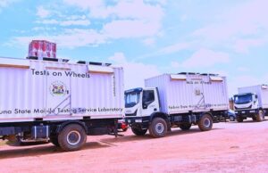 Kaduna govt inaugurates state-of-the-art-mobile diagnostic trucks Kaduna health trucks