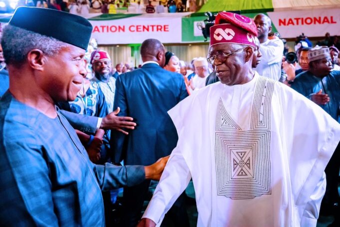 Osinbajo and Tinubu Osinbajo