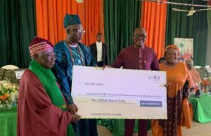 Unity Bank donates N10m to Fiditi National Open University Unity Bank
