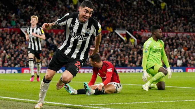 Newcastle vs Man United in Carabao Cup Newcastle Carabao Cup