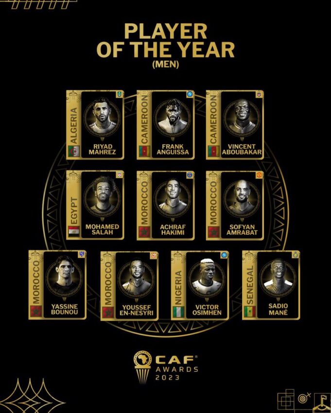CAF Men’s Player of the Year award