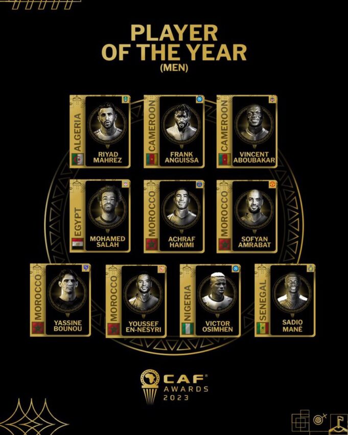 2023 CAF Men’s Player of the Year award CAF Men’s Player of the Year award