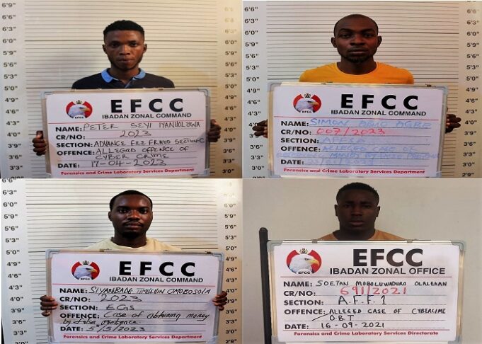 Court jails 41 internet fraudsters in Oyo, Ogun Internet fraudsters