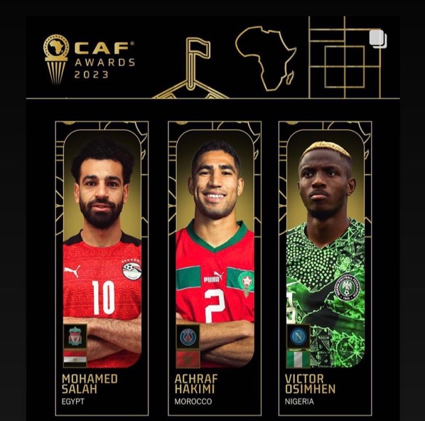 2023 CAF nominees Osimhen