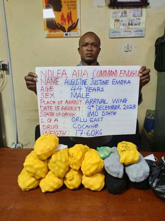 Businessman with cocaine