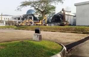 Wike vs Fubara: Rivers Govt demolishes Assembly Rivers Assembly