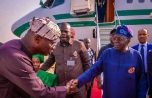 Tinubu arrives Lagos for Christmas Tinubu