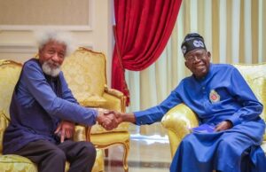 Soyinka meets Tinubu, presents seven-point agenda National Theatre, Tinubu Soyinka