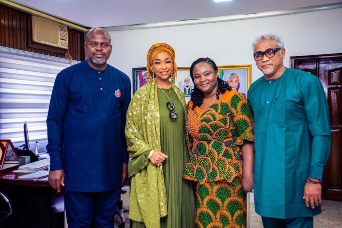 Terra Academy officials with Minister of Arts Women summit