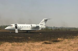 Private jet crash-lands at Ibadan airport Ibadan airport, private jet
