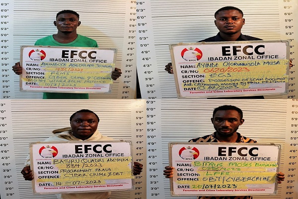 Court jails 17 internet fraudsters in Oyo, Ogun Internet fraudsters