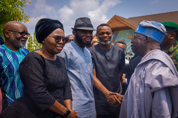 Tinubu visits Akeredolu’s family in Ondo Tinubu Ondo