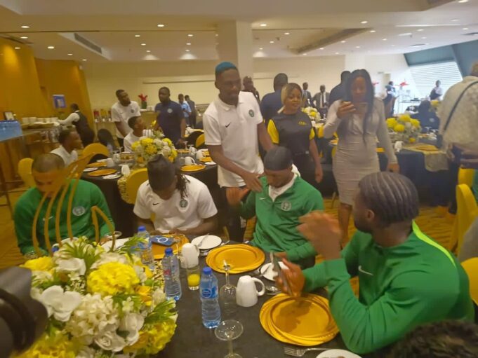 Super Eagles in Abuja