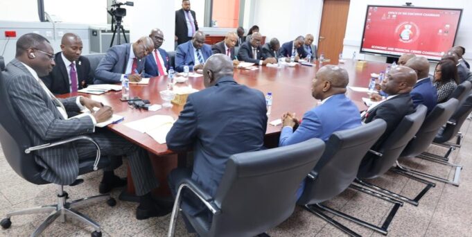 EFCC chairman with banks’ CEOs CEOs