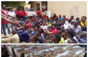 Currency Racketeers: EFCC, JTF recover N110m, arrest 115 suspects in Enugu Currency racketeers