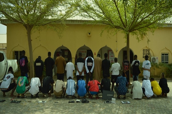 EFCC arrests 27 internet fraudsters in Bauchi Internet fraudsters in Bauchi
