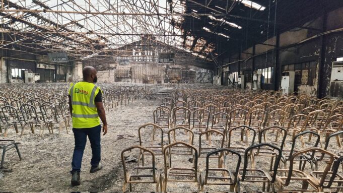 House of David Church inferno