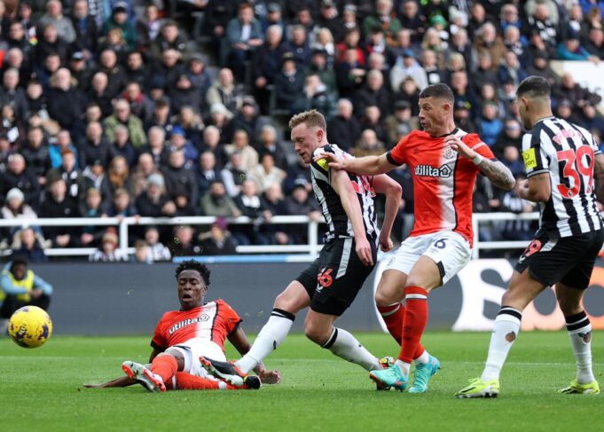 Newcastle vs Luton Town Luton