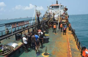 Oil theft: Navy nabs Ghananian vessel, 13 crew members Vessel