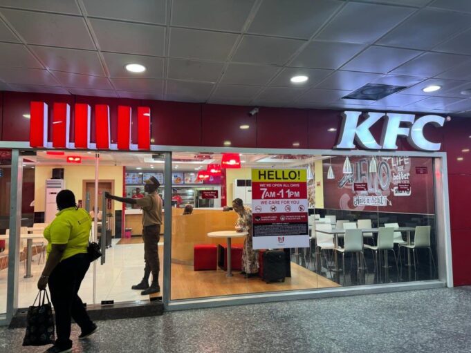 KFC outlet at Lagos airport KFC