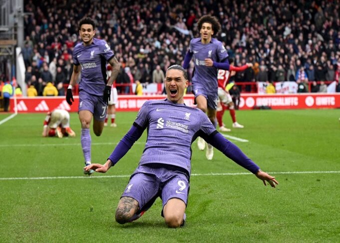 Liverpool vs Nottingham Forest in Premier League Liverpool