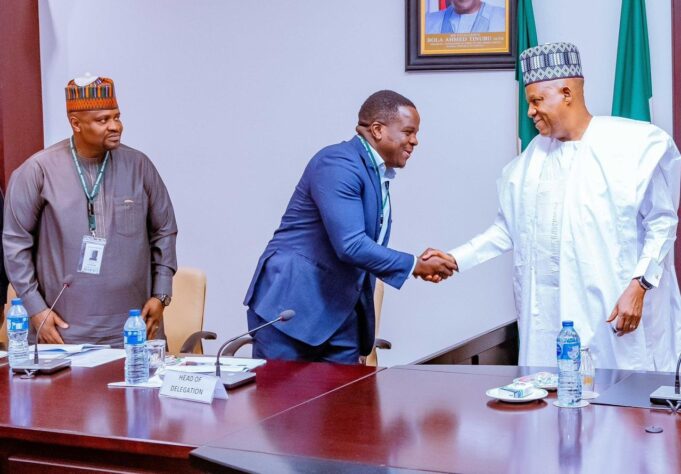 Shettima with agricultural companies at Aso Rock Food security
