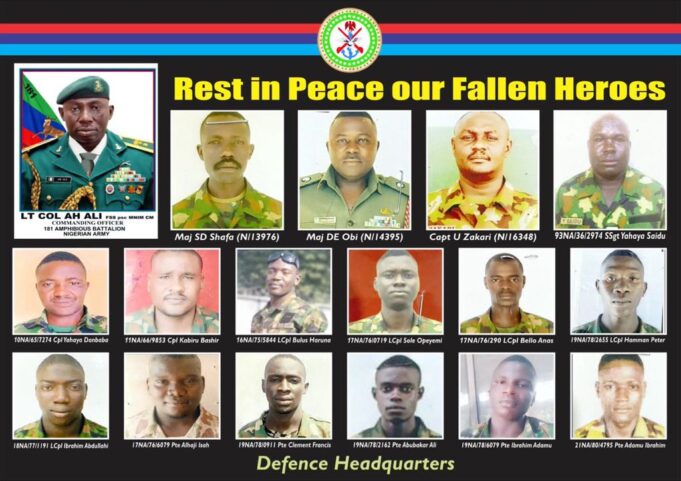 Soldiers killed in Delta fallen soldiers