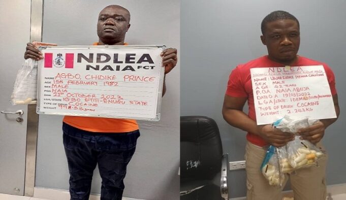 Drug kingpins arrested by NDLEA Cocaine