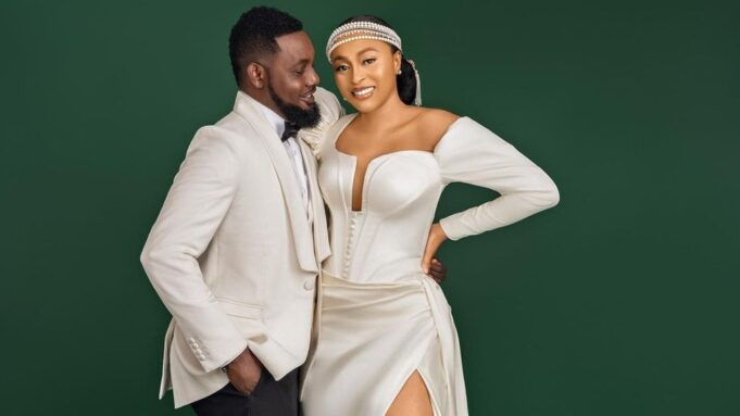 Comedian AY and wife Mabel AY