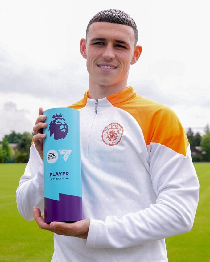 Phil Foden wins Premier League Player of the Season Foden