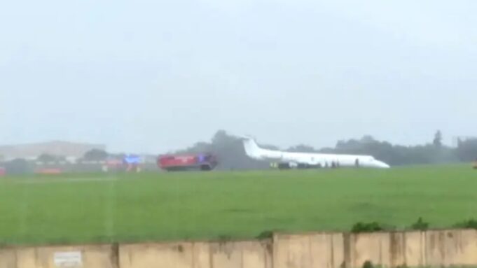 XEJet aircraft skids off Lagos airport runway XEJet