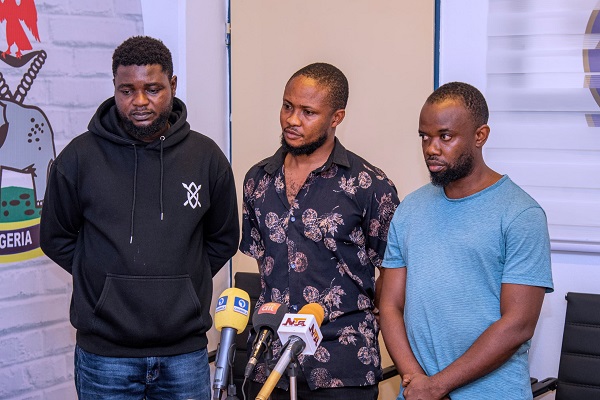 Arrested suspects creating fake JAMB websites and admission letters Admission letters