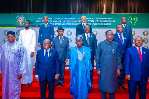 Tinubu with ECOWAS leaders in Abuja Tinubu ECOWAS