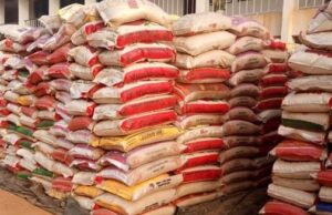 Rice may fall further after price peg at N57,000 — Farmers association Workers, Bag of rice