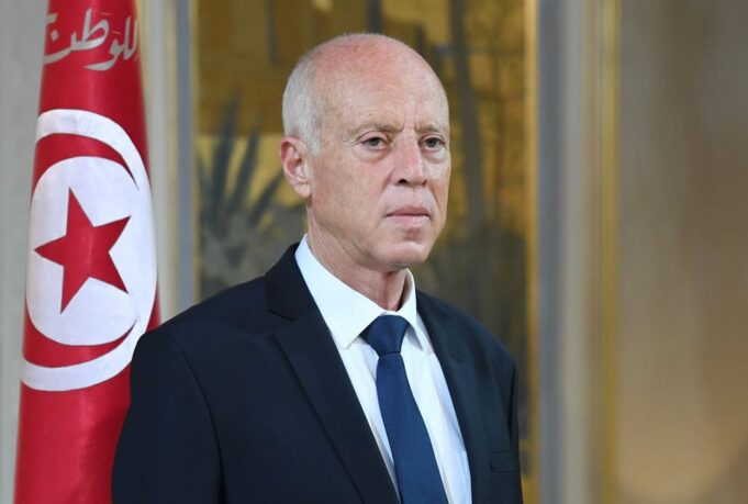 Man, Tunisian president