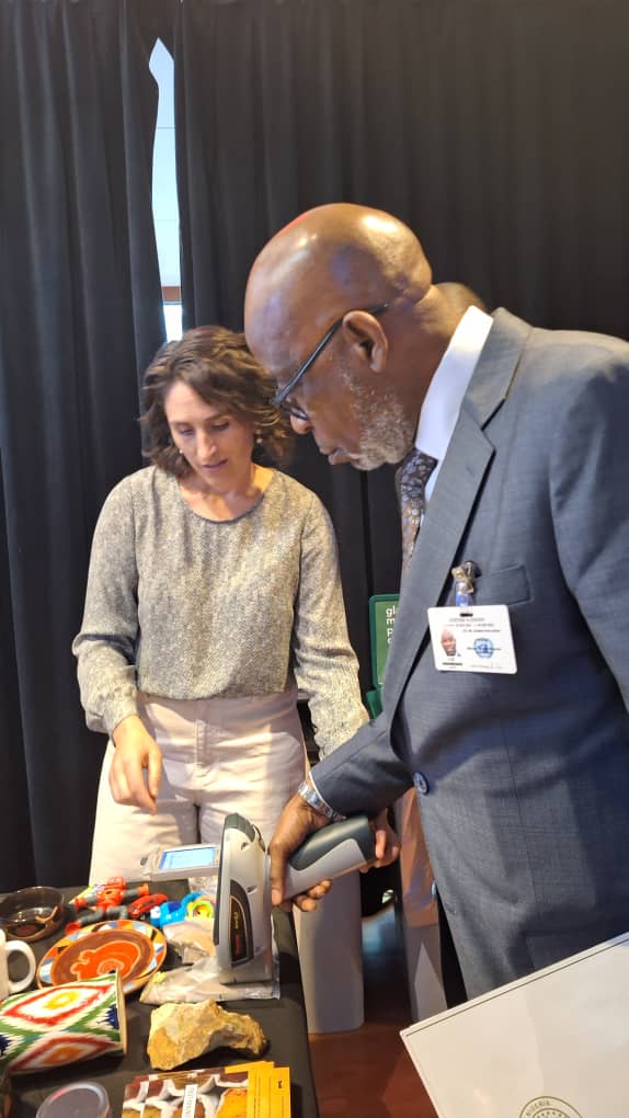 Dele Alake and USAID representative, Dr Casey Bartrem Lead poisoning