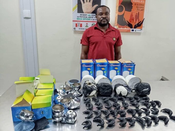 Drug dealer arrested at Lagos airport LED